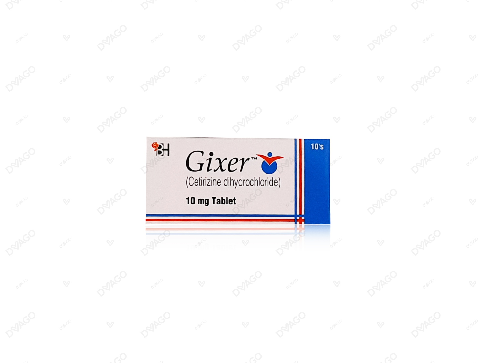Gixer Tablets 10mg (1 Box = 1 Strip)(1 Strip = 10 Tablets)