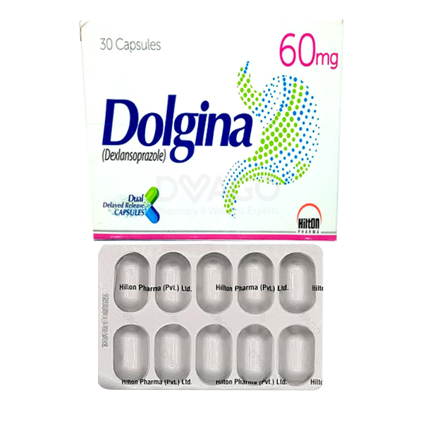 Dolgina Capsules 60Mg (1 Strip = 10 Capsules)