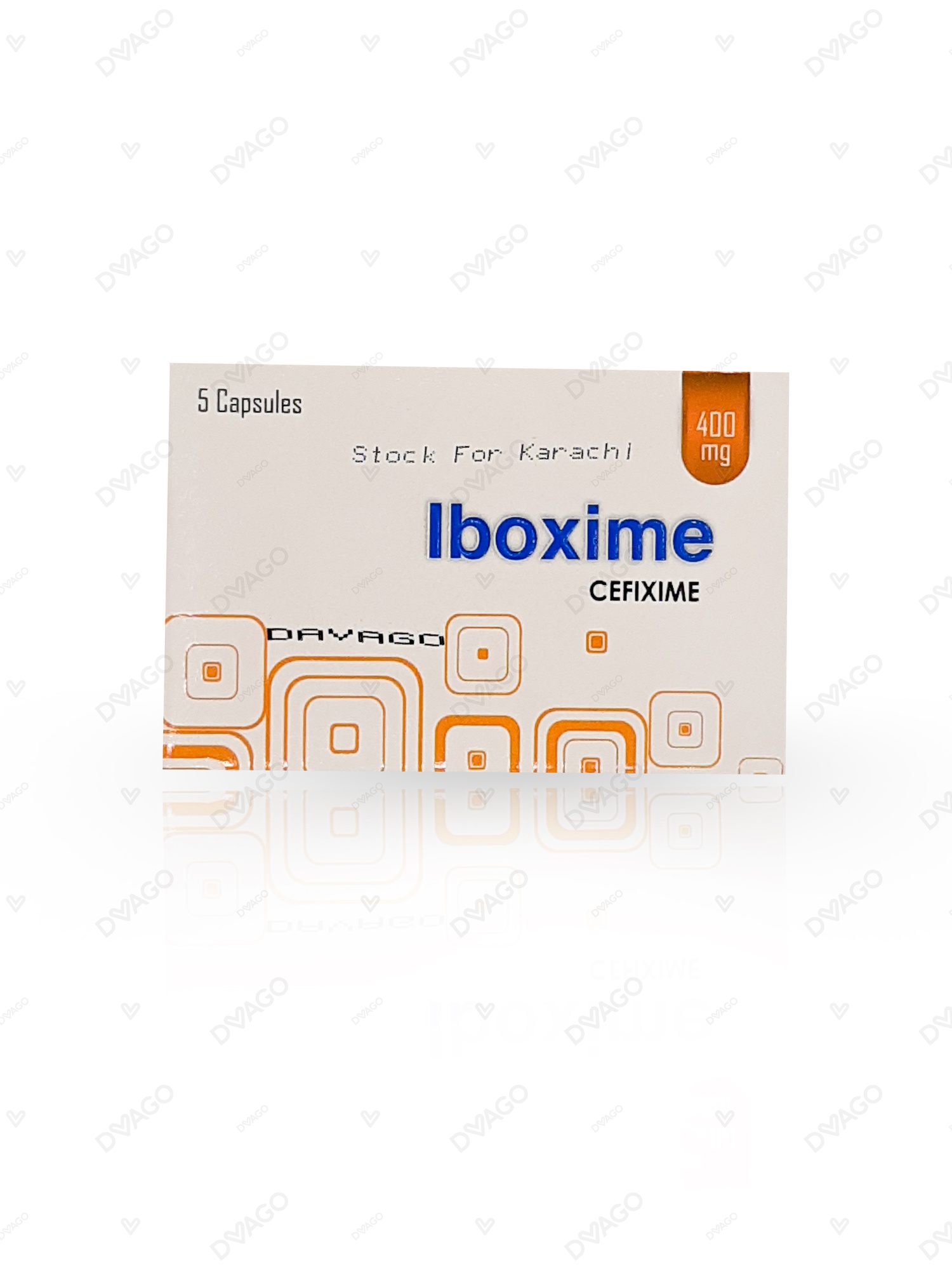 Iboxime Capsules 400Mg (1 Box = 1 Strip)(1 Strip = 5 Capsules)