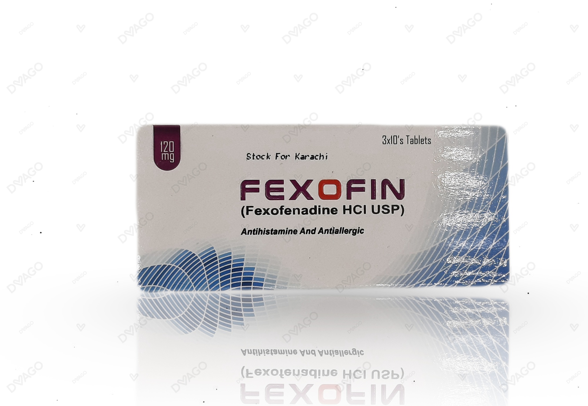 Fexofin Tablets 120Mg (1 Strip = 10 Tablets)