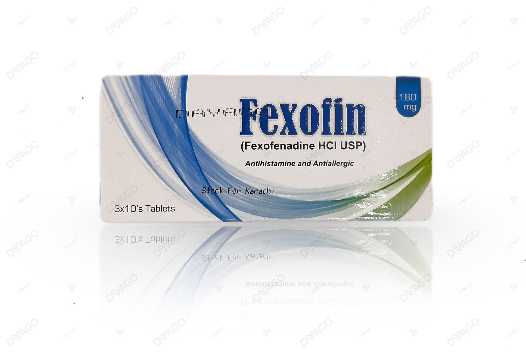 Fexofin Tablets 180mg (1 Strip = 10 Tablets)