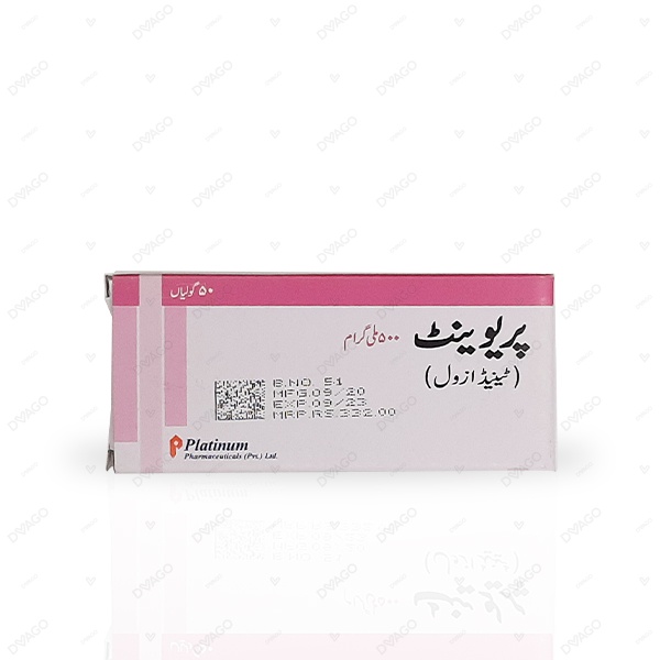 Prevent Tablets 500Mg (1 Box =  5 Strips) (1 Strip = 10 Tablets)