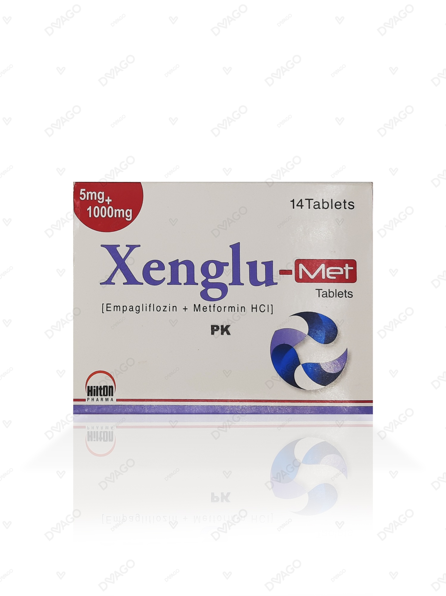 Xenglu-Met Tablets 5mg/1000mg (1 Box = 2 Strips) (1 Strip = 7 Tablets)