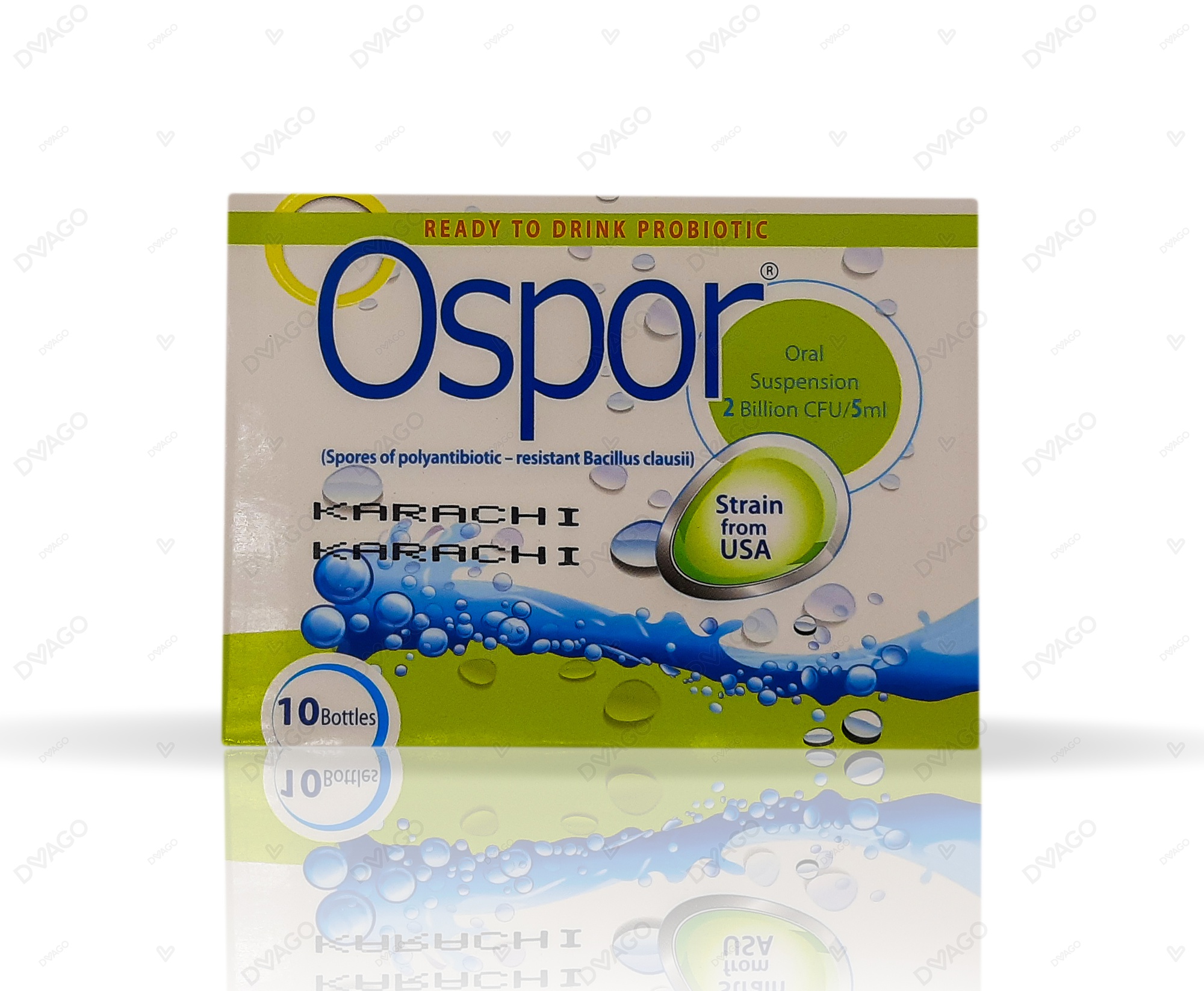 Ospor Ampoule 2 Billion Cfu/5Ml (1 Box = 10 Ampoules)