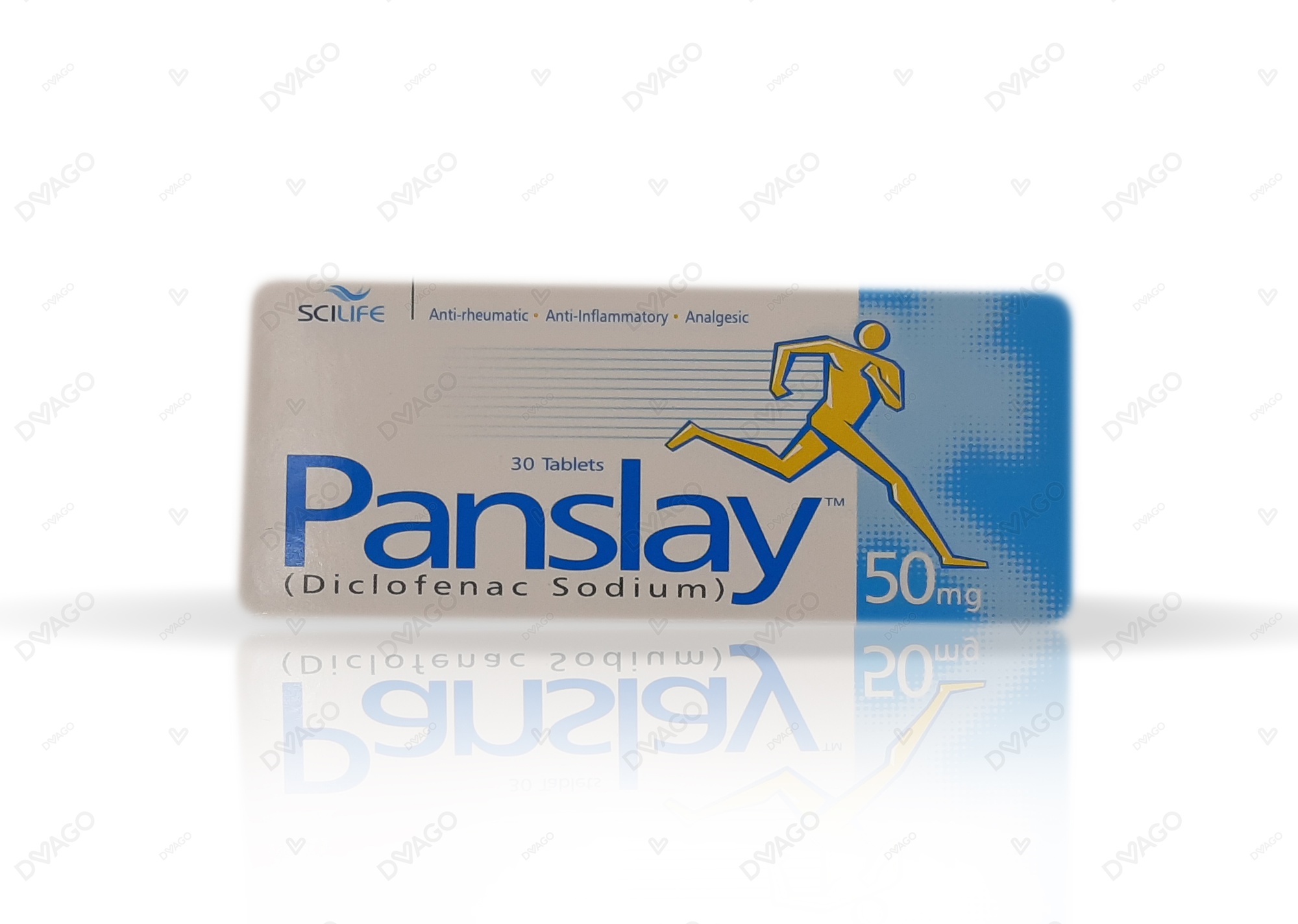 Panslay Tablets 50mg (1 Box = 3 Strips) (1 Strip = 10 Tablets)