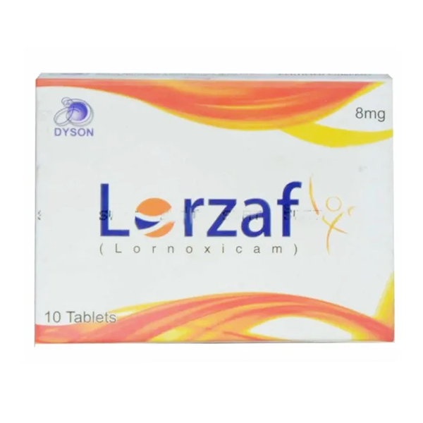 Lorzaf Tablets 8mg (1 Box = 1 Strip)(1 Strip = 10 Tablets)