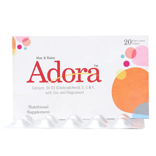 Adora Tablets (1 Box = 2 Strips) (1 Strip = 10 Tablets)