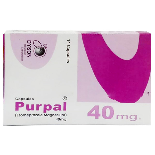 Purpal Capsules 40mg (1 Box = 2 Strips) (1 Strip = 7 Capsules)