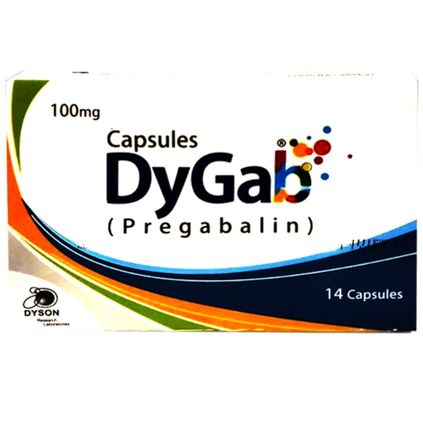 Dygab Capsules 100mg (1 Box = 1 Strip)(1 Strip = 14 Capsules)