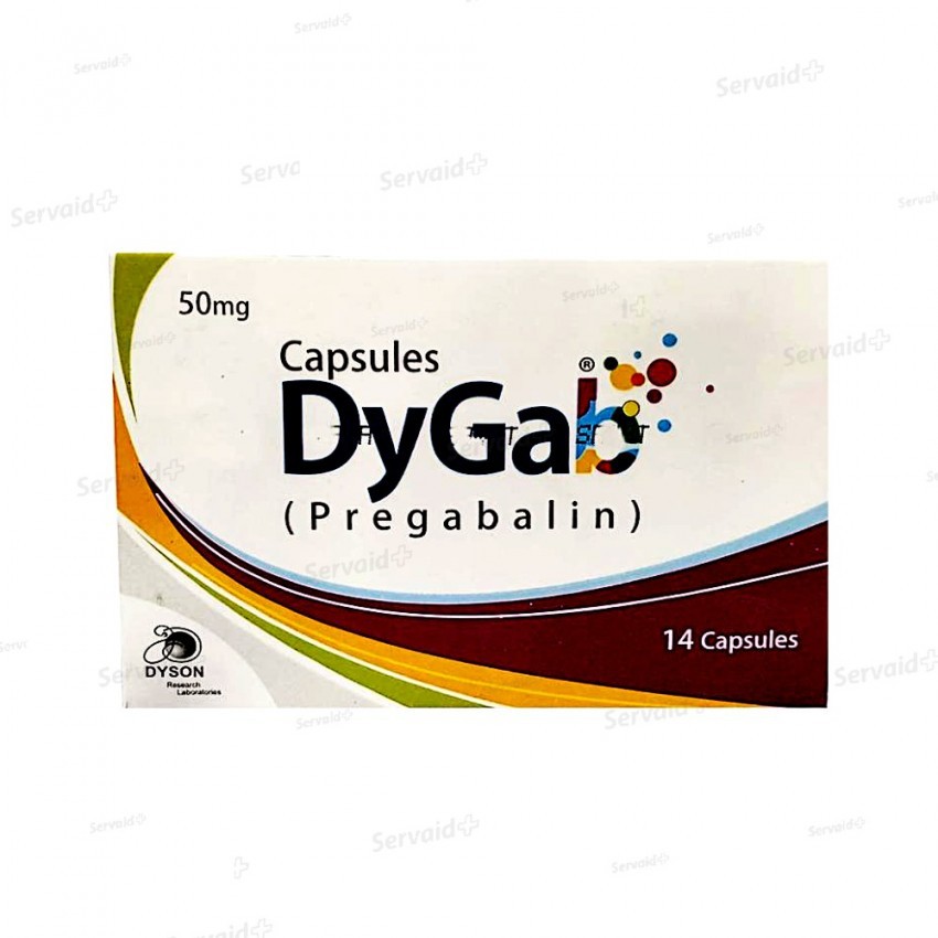 Dygab Capsules 50mg (1 Box = 1 Strip)(1 Strip = 14 Capsules)