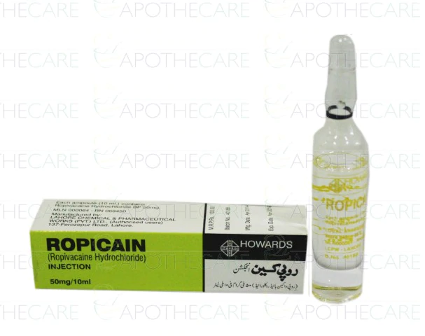 Ropicain Injection 50mg/10ml (1 Box = 1 Injection)