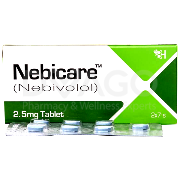 Nebicare Tablets 2.5mg (1 Box = 2 Strips) (1 Strip = 7 Tablets)