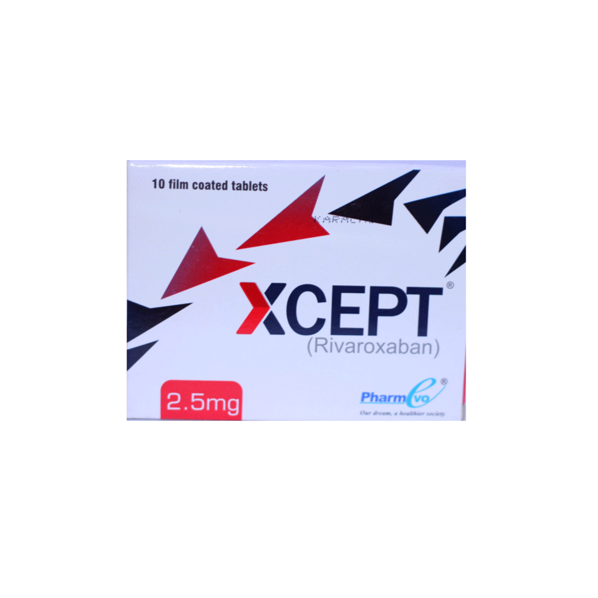 Xcept Tablets 2.5mg (1 Box = 1 Strip)(1 Strip = 10 Tablets)