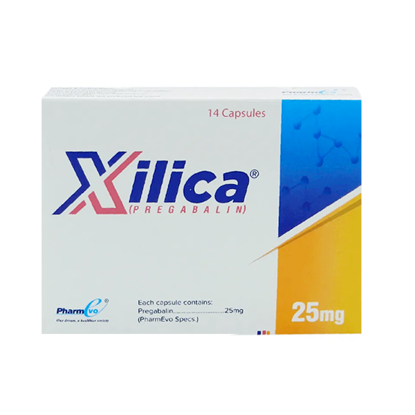 Xilica Capsules 25mg (1 Box = 2 Strips) (1 Strip = 7 Capsules)