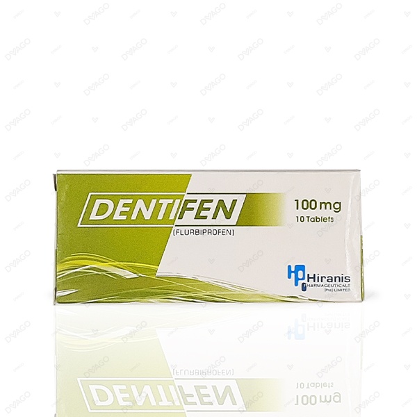 Dentifen Tablets 100mg (1 Box = 1 Strip)(1 Strip = 10 Tablets)