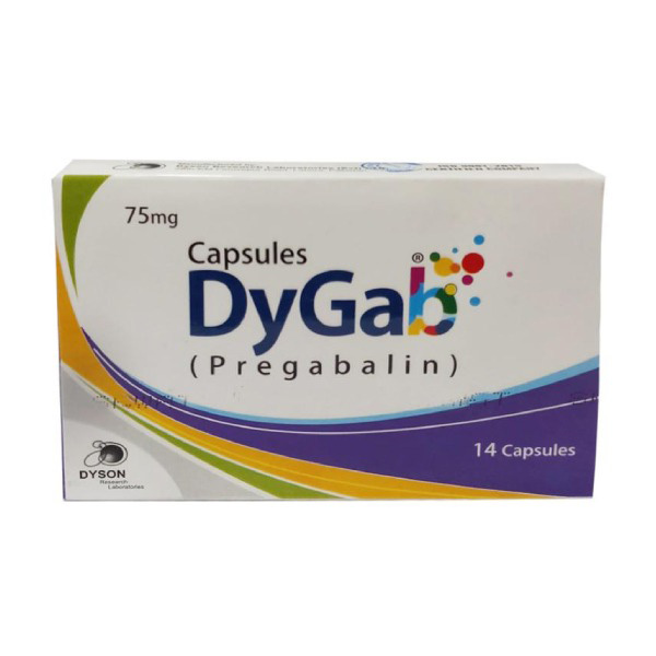 Dygab Capsules 75mg (1 Box = 2 Strips) (1 Strip = 7 Capsules)