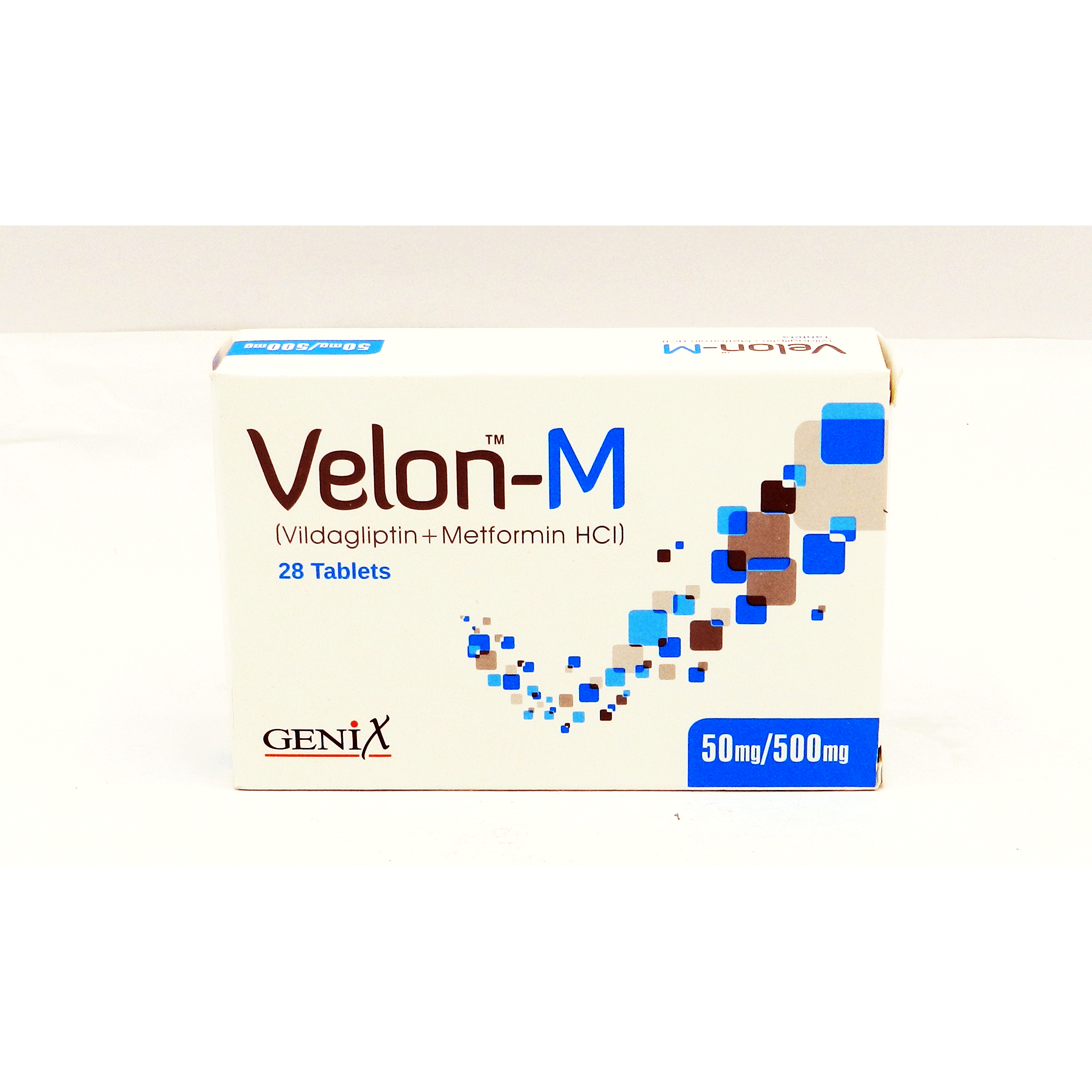 Velon-M Tablets 50mg/500mg (1 Box = 4 Strips) (1 Strip = 7 Tablets)