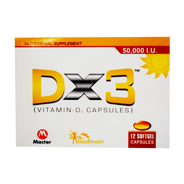 Dx3 Capsules 50000I.U.