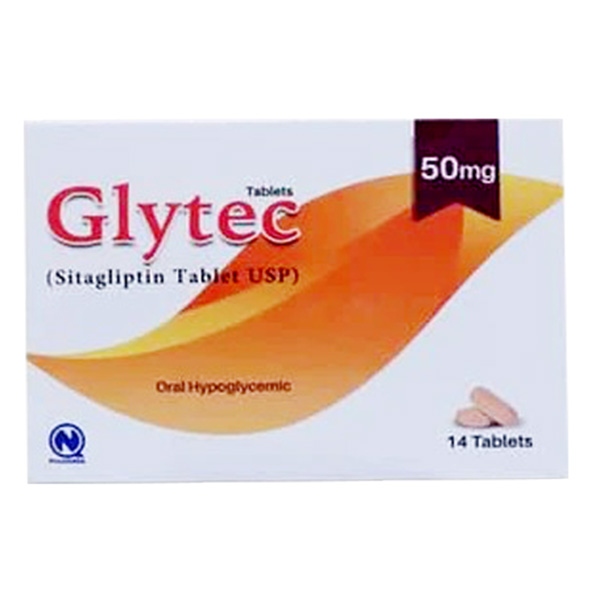 Glytec Tablets 50mg (1 Box = 2 Strips) (1 Strip = 7 Tablets)