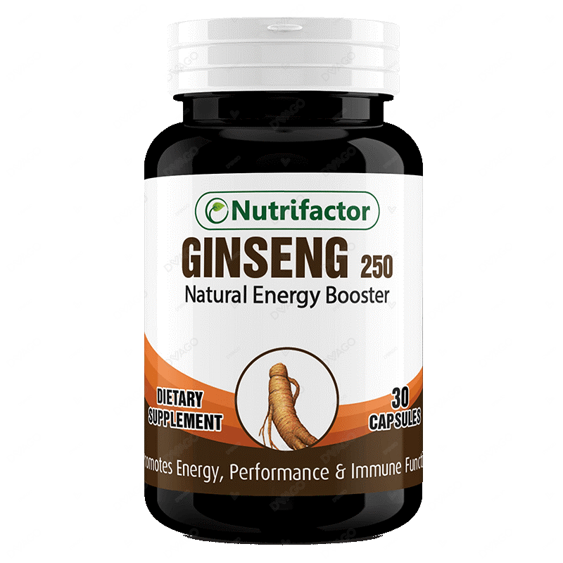 Nutrifactor Ginseng Tablets 250Mg (1 Bottle = 30 Tablets)