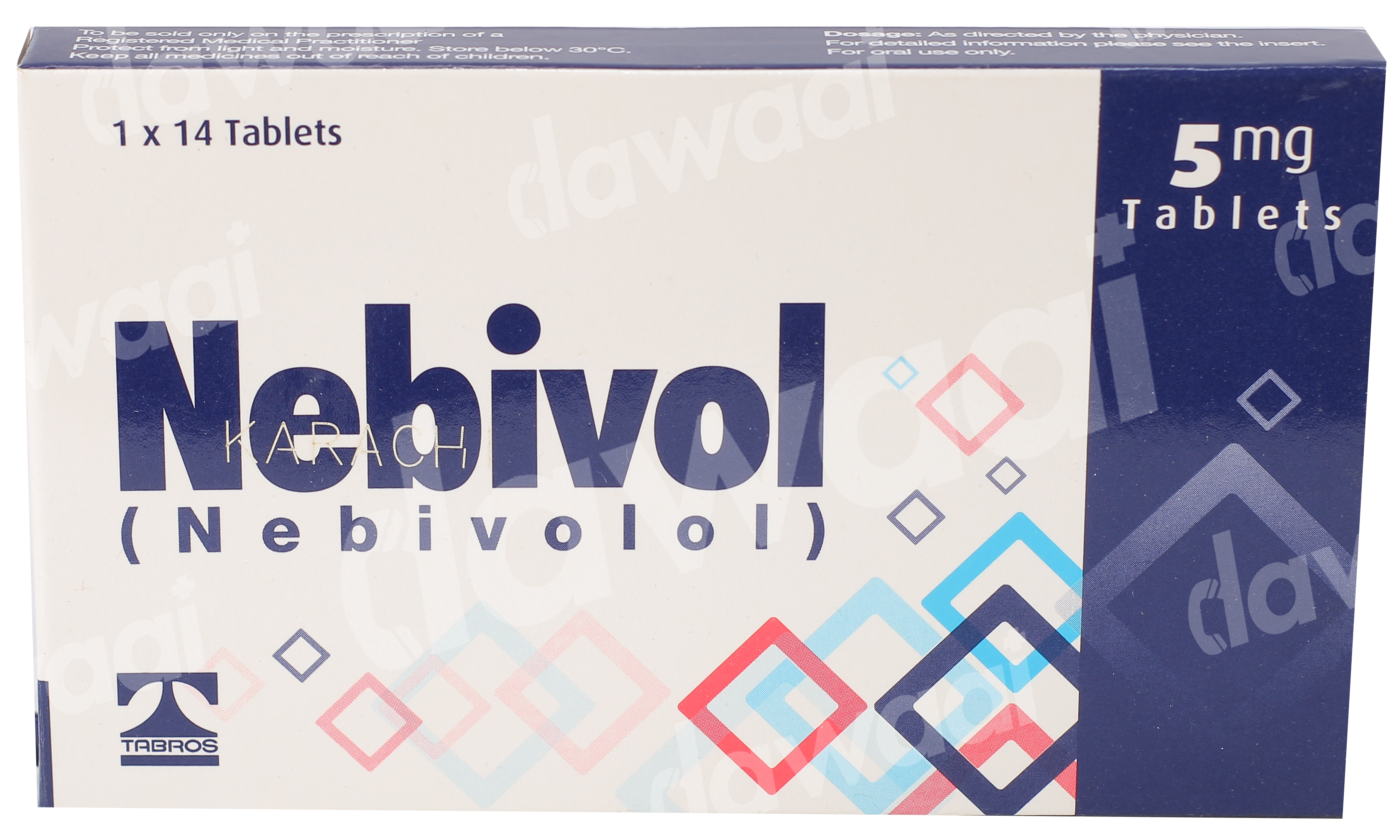 Nebivol Tablets 5mg (1 Box = 1 Strip)(1 Strip = 14 Tablets)