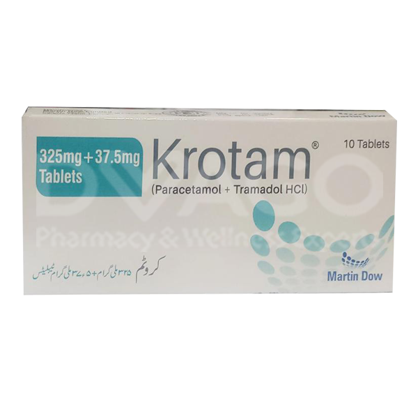 Krotam Tablets 325/37.5mg (1 Box = 1 Strip)(1 Strip = 10 Tablets)