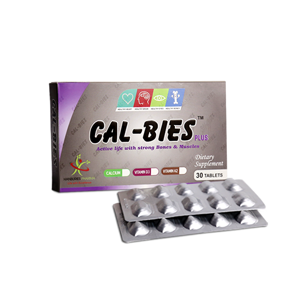Cal Bies Plus Tablets (1 Box = 3 Strips) (1 Strip = 10 Tablets)
