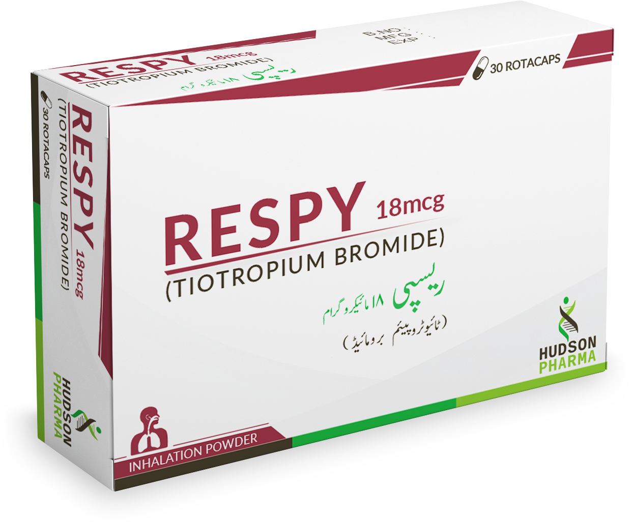 Respy Inh Dpi Capsules 18mcg (1 Box = 3 Strips) (1 Strip = 10 Capsules)