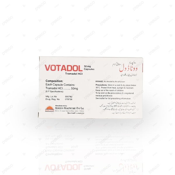 Votadol Capsules 50mg (1 Strip = 10 Capsules )