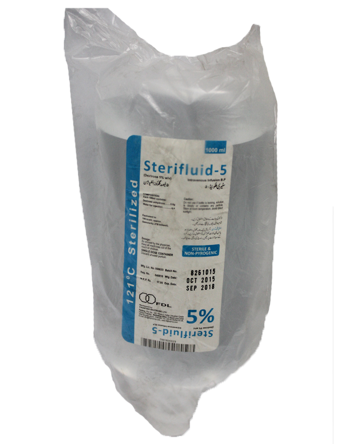 FDL Dex Infusion 5% 1000ml