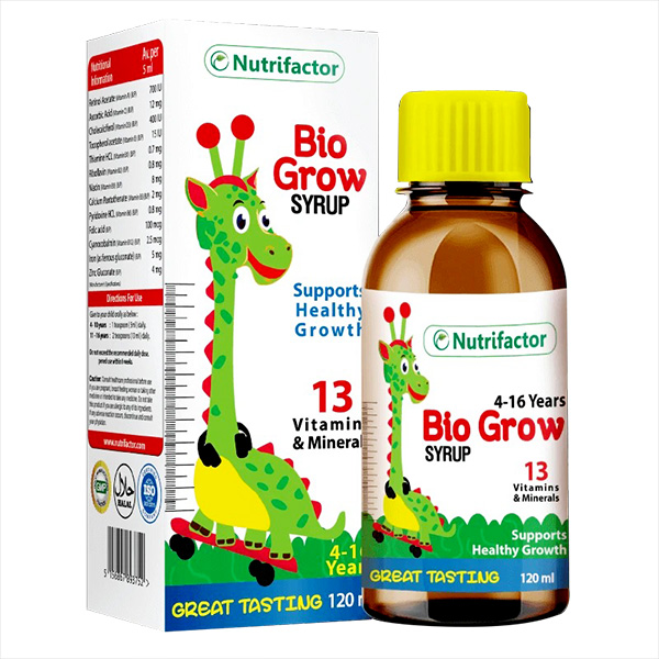 Nutrifactor Bio Grow Syrup 120Ml 