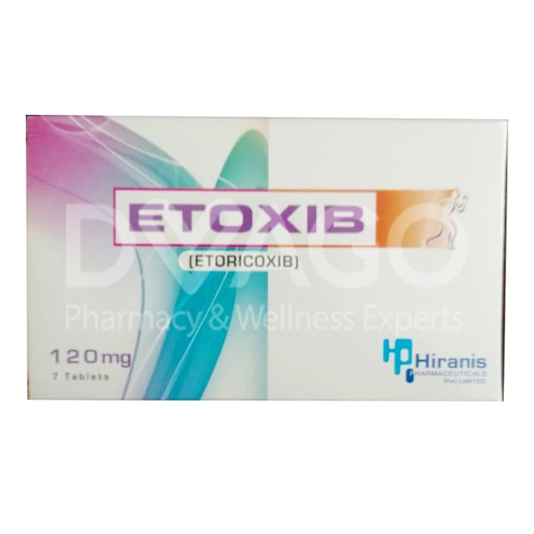 Etoxib Tablets 120mg (1 Box = 7 Tablets)