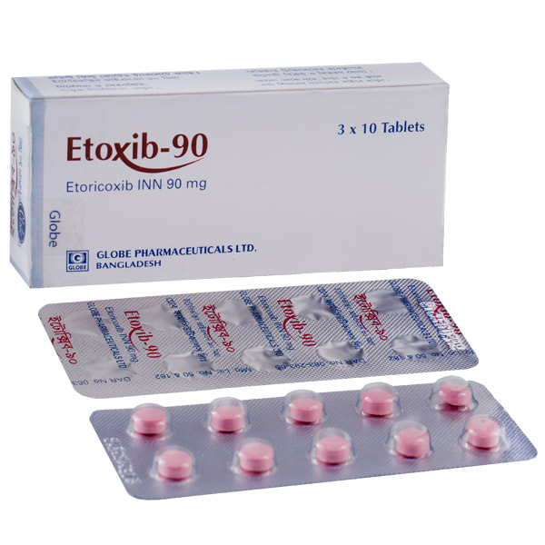 Etoxib Tablets 90mg (1 Box = 10 Tablets)