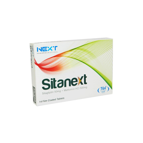 Sitanext Tablets 50mg/500mg (1 Strip = 7 Tablets)