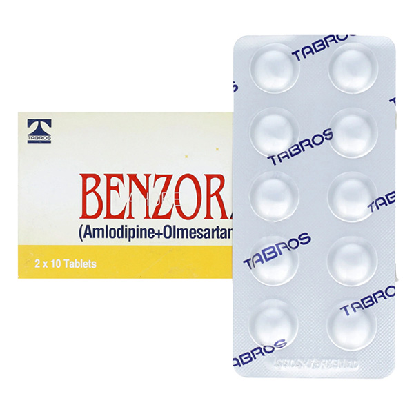 Benzor AM Tablets 5mg/20mg (1 Strip = 10 Tablets)
