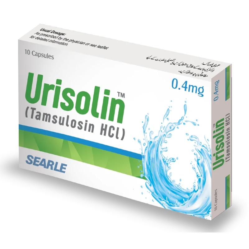 Urisolin Capsules 0.4mg (1 Box = 10 Capsules)