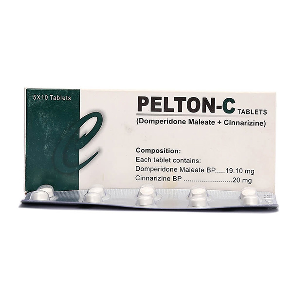 Pelton-C Tablets 19.10mg/20mg (1 Strip = 10 Tablets)