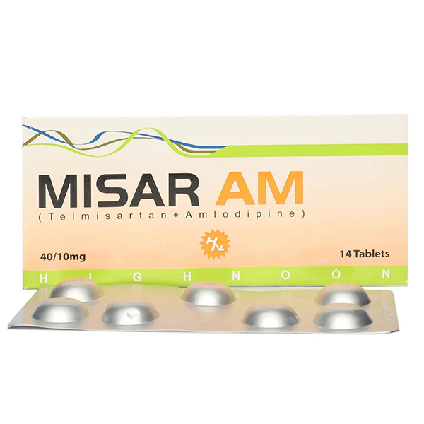 Misar AM Tablets 10/40mg (1 Box = 2 Strips) (1 Strip = 7 Tablets)