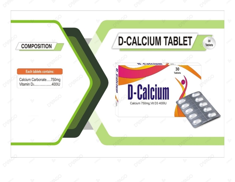 D-Calcium Tablets (1 Strip = 10 Tablets)