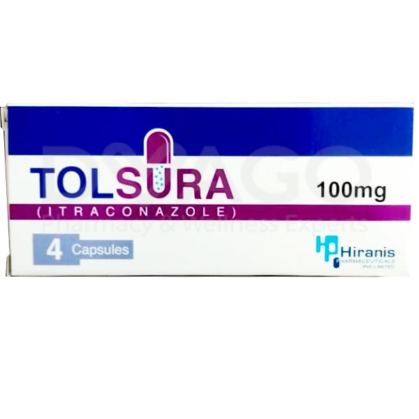 Tolsura Capsules 100mg (1 Box = 4 Capsules)