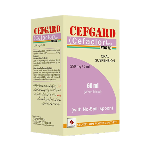 Cefgard Forte 60ml Suspension 250mg/5ml