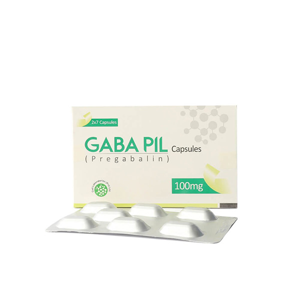 Gabapil Capsules 100mg (1 Strip = 7 Capsules)