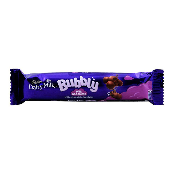 Cadbury Dairy Milk Bubbly Chocolate 13.5G