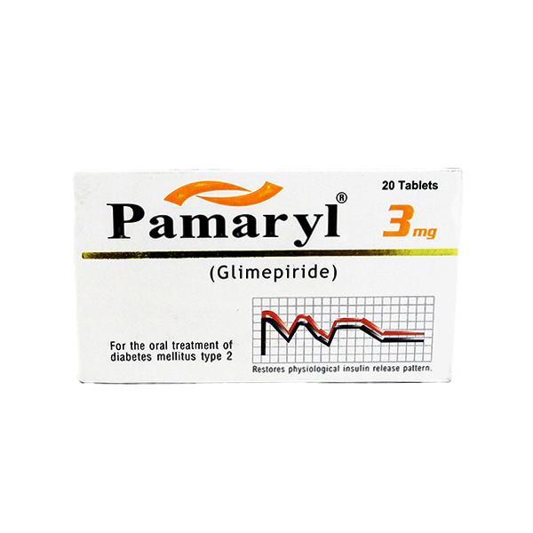 Pamaryl Tablets 3mg (1 Strip = 10 Tablets)