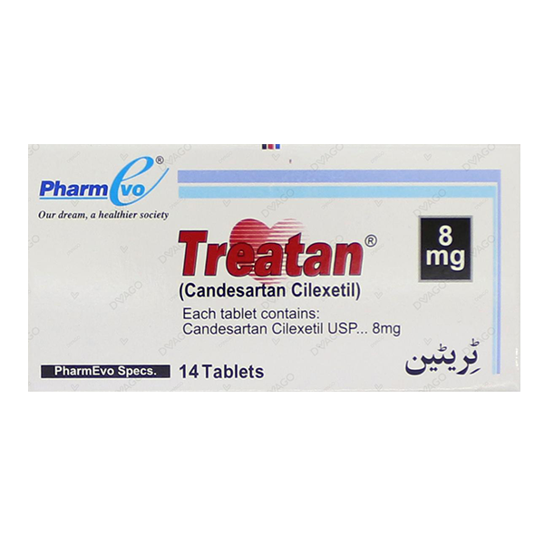 Treatan Tablets 8Mg (1 Box = 1 Strip)(1 Strip = 14 Tablets)
