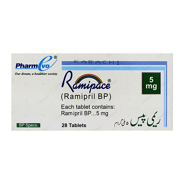 Ramipace Tablets 5Mg (1 Strip = 14 Tablets)