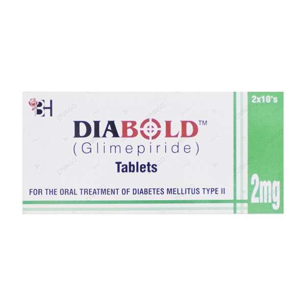 Diabold Tablets 2Mg (1 Strip = 10 Tablets)