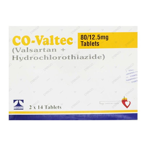 Co-Valtec Tablets 80/12.5Mg (1 Strip = 14 Tablets)