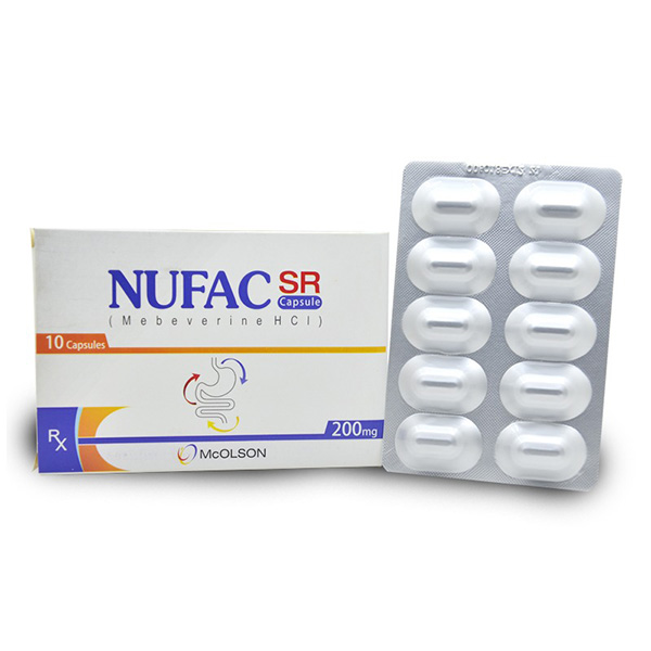 Nufac SR Capsules 200mg (1 Box = 10 Capsules)
