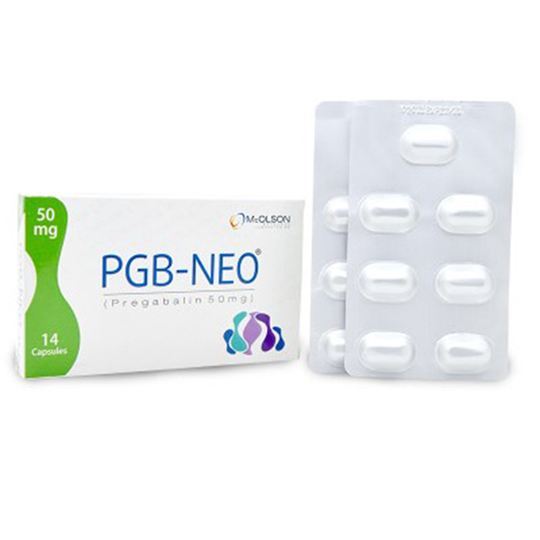 PGB-NEO Capsules 50mg  (1 Strip = 7 Capsules)